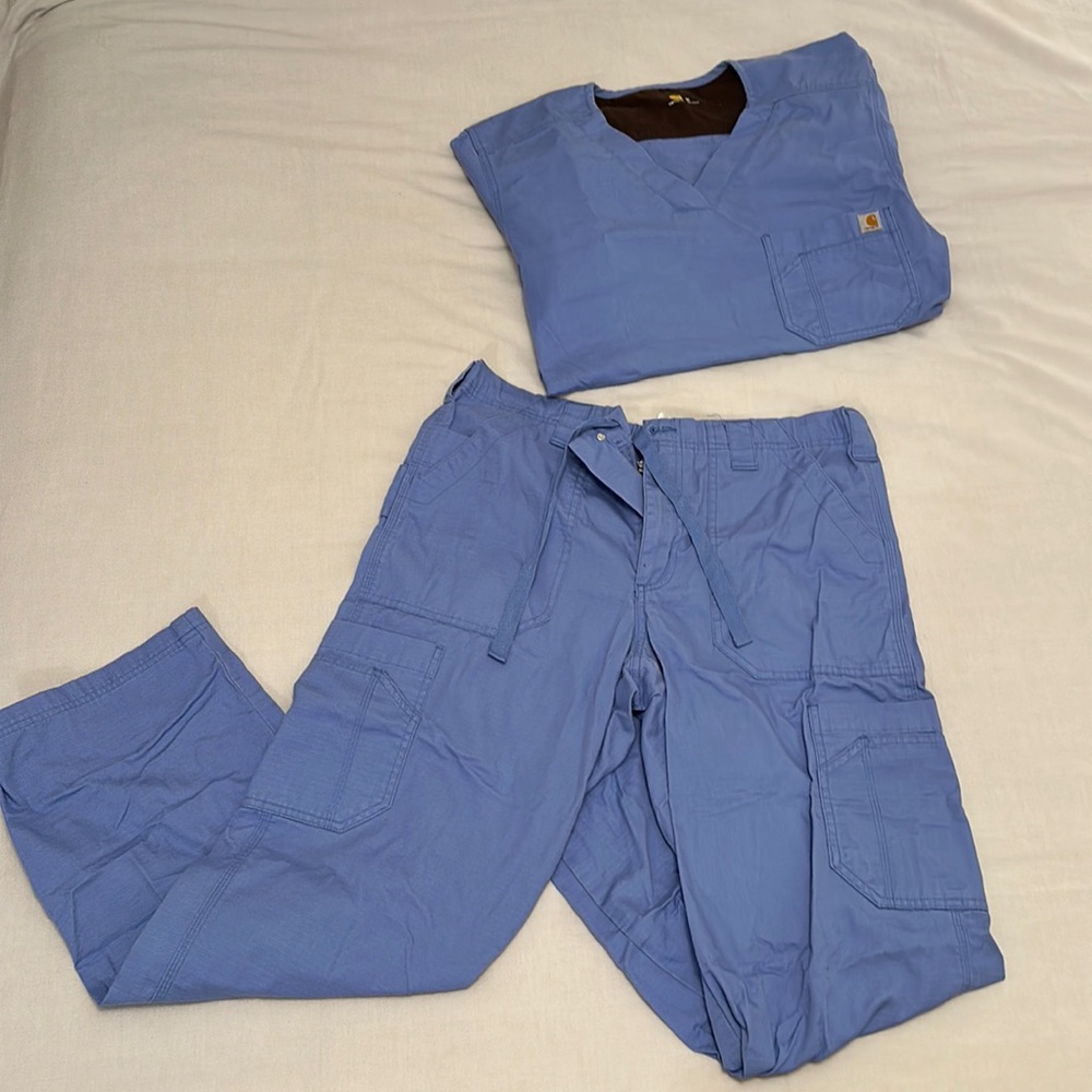 Men’s Carhartt Ceil Blue Scrub Set